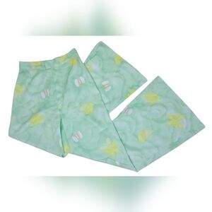 Vintage 70s Floral 🦋 Mint Green Bell Bottoms